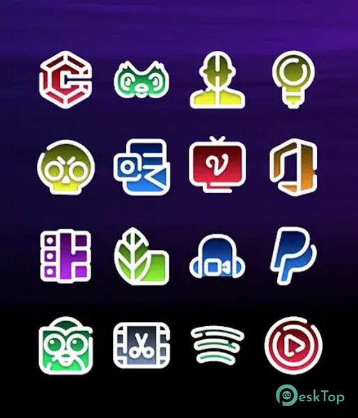 Télécharger Gradia - Icon Pack 1.0 APK MOD Gratuitement et Complet