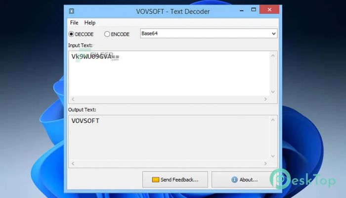 Télécharger VovSoft Text Decoder And Encoder 1.7 Gratuitement Activé Complètement