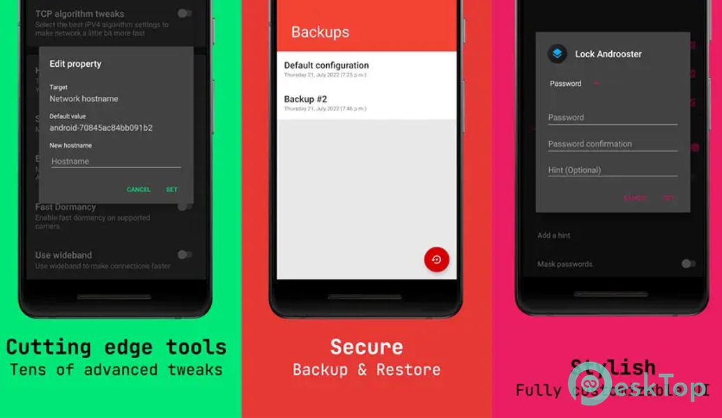 Androoster (Tweaking Toolbox) v1.5.2 APK MOD Tam Ücretsiz İndir