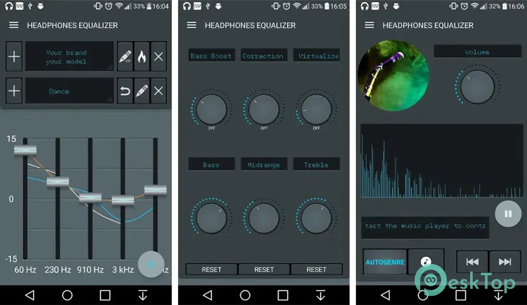 Headphones Equalizer – Music & Bass Enhancer