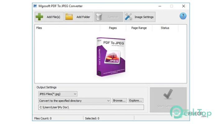 Mgosoft PDF To JPEG Converter  13.0.1 完全アクティベート版を無料でダウンロード