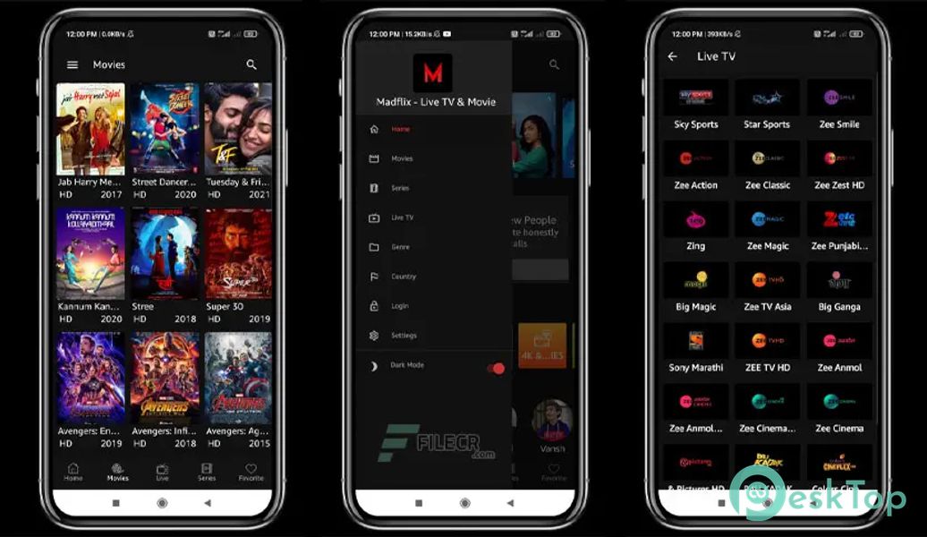 Madflix – Watch IPL, Live TV, Web Series, Shows, Movies v2.1.4 APK MOD フル無料ダウンロード