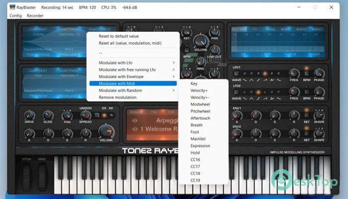 Tone2 RayBlaster  2.9.2 Tam Sürüm Aktif Edilmiş Ücretsiz İndir