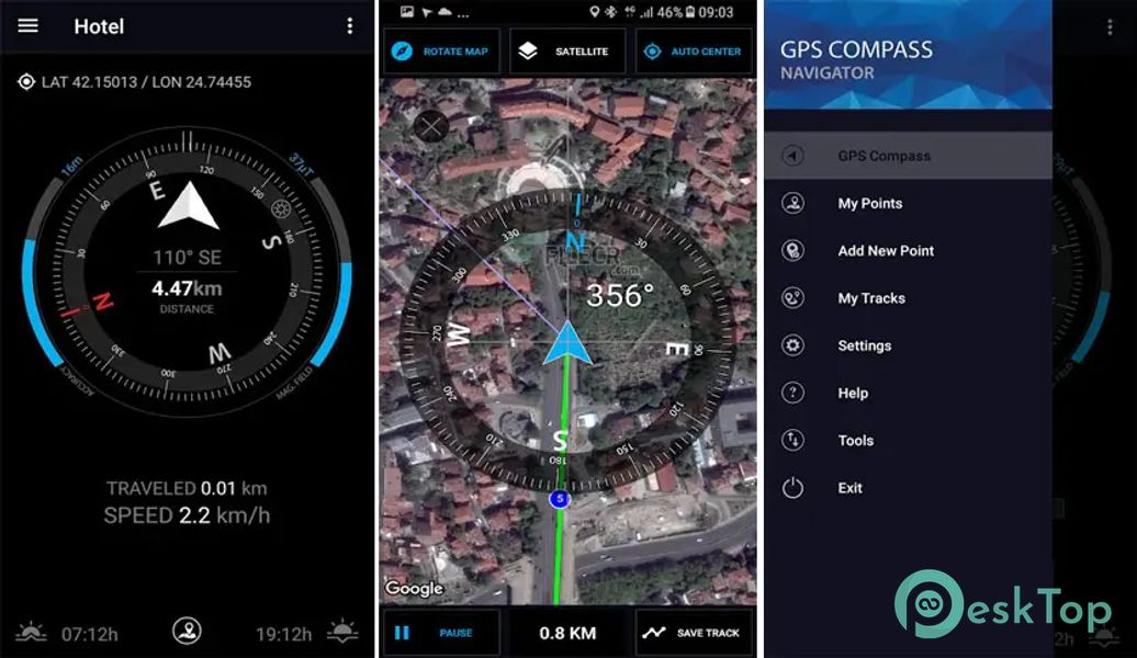 GPS Compass Navigator 2.20.34 APK MOD Tam Ücretsiz İndir