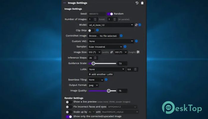 Easy Diffusion 3.0.16 मुफ्त पूर्ण सक्रिय डाउनलोड
