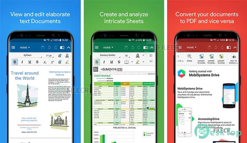 OfficeSuite - Word, Sheets, PDF 18.1.84707 APK MOD Полная бесплатная загрузка