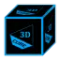 3D Flat Light Blue Icon Pack