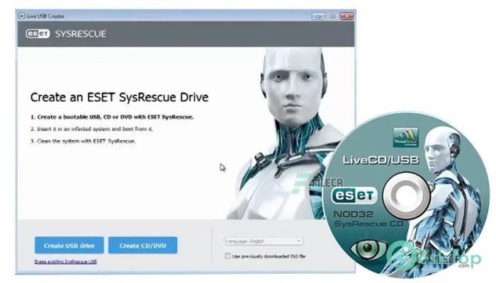 ESET SysRescue Live  1.0.22.0 完全アクティベート版を無料でダウンロード