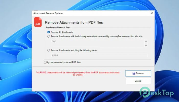 تحميل برنامج AssistMyTeam PDF Attachment Remover 1.0.903.0 برابط مباشر