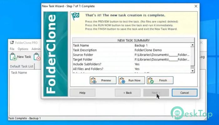 FolderClone Professional Edition 3.0.4 Tam Sürüm Aktif Edilmiş Ücretsiz İndir