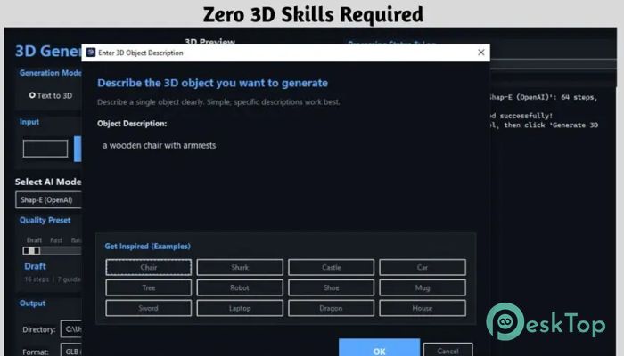 AI Text - Image to 3D Generator Pro