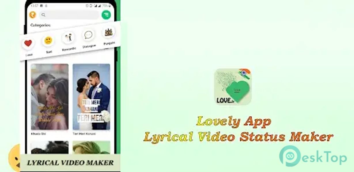 Lovely App Video Status Maker 2.1.4 APK MOD Unlocked (Full) Free Download