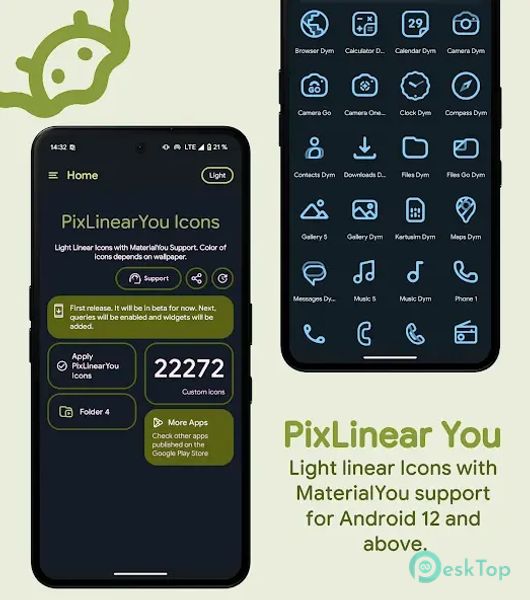 PixLinear You Icon Pack 1.9.0 APK MOD मुफ्त पूर्ण डाउनलोड