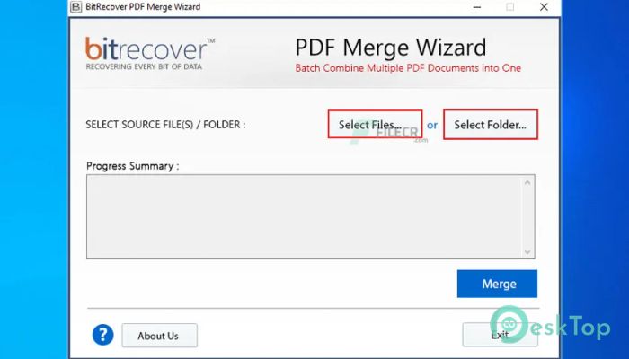Télécharger BitRecover PDF Merge Wizard 3.3 Gratuitement Activé Complètement