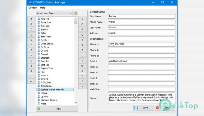 Download Vovsoft Contact Manager 1.3.0 Free Full Activated