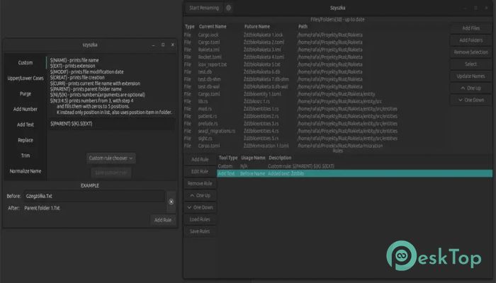 Télécharger Szyszka File Renamer 3.0.0 Gratuitement Activé Complètement