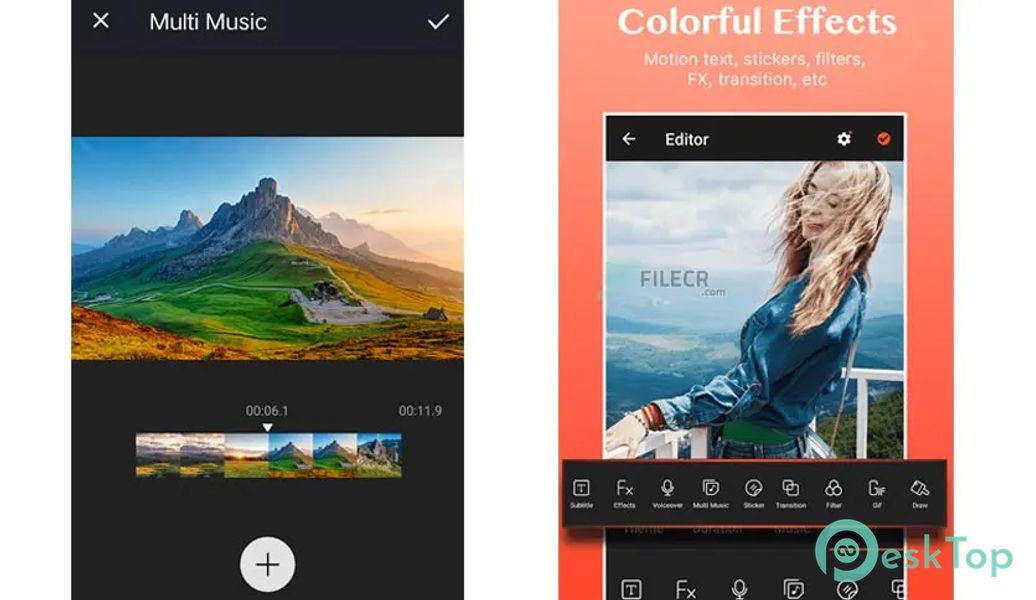 Music Video Editor - VCUT Pro 2.6.6 APK MOD 完整免费下载