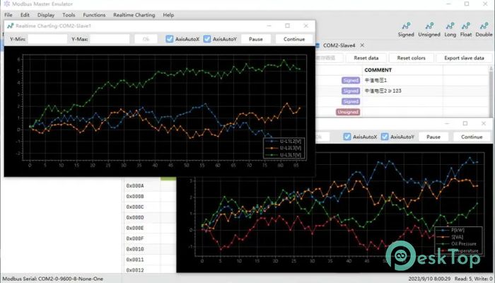 Modbus Master Emulator  2.0.2.9 完全アクティベート版を無料でダウンロード