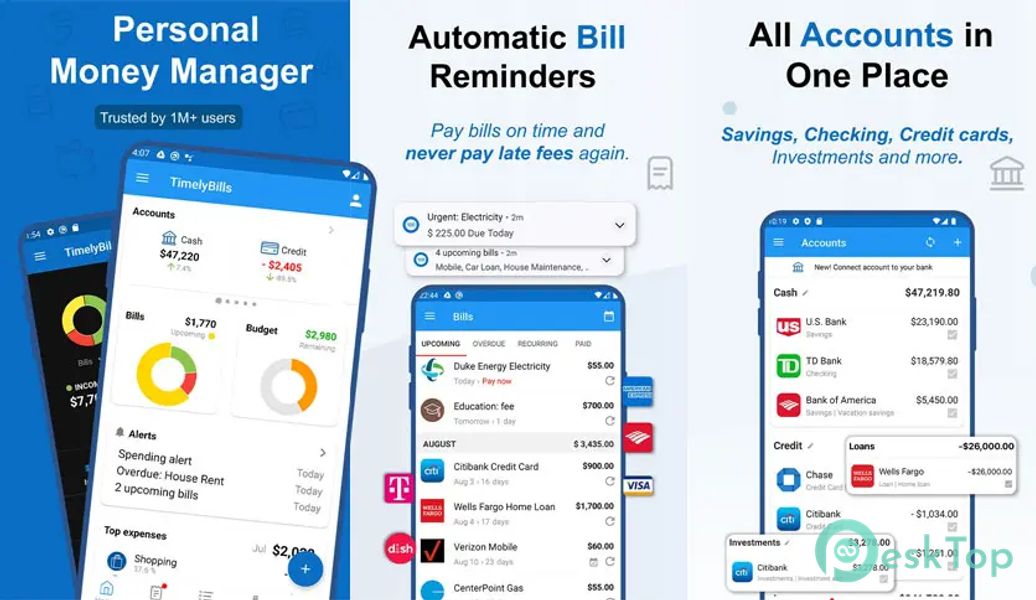 Bills Reminder, Budget Planner