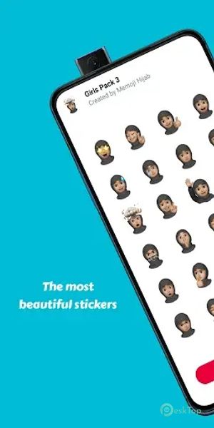 Muslim Hijab Memoji Stickers 2.1 APK MOD Tam Ücretsiz İndir