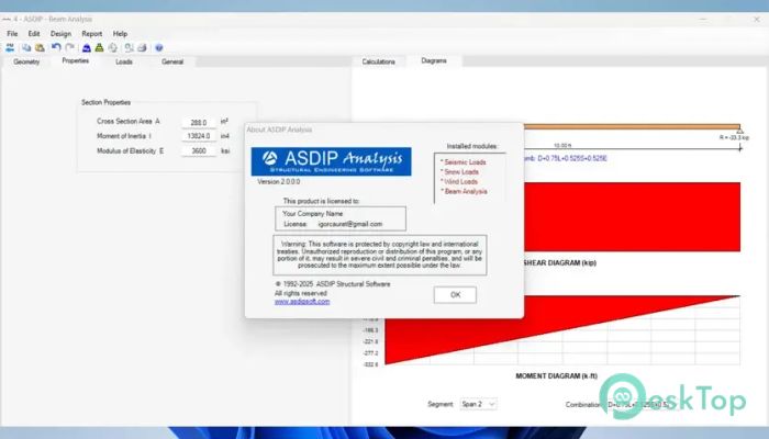 ASDIP Analysis 2.0.0.0 完全アクティベート版を無料でダウンロード