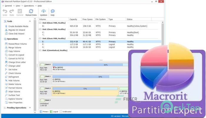  تحميل برنامج Macrorit Partition Expert 6.1.0 + WinPE برابط مباشر