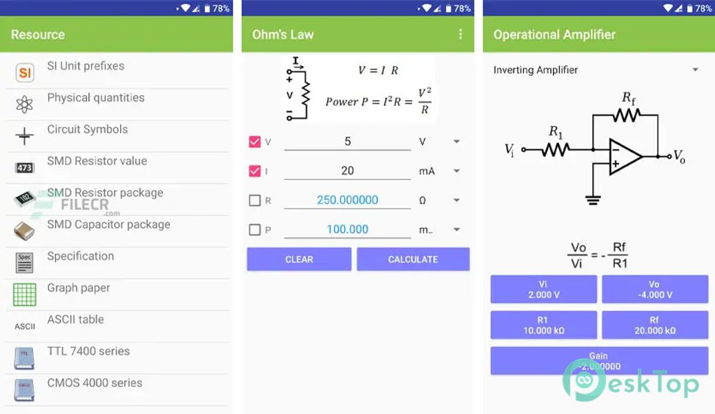 Electronics Toolbox Pro v5.3.75 APK MOD フル無料ダウンロード