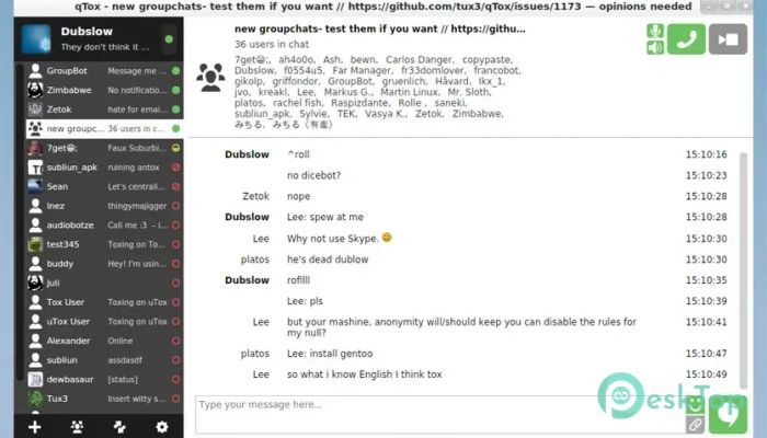 Descargar Tox Instant Messenger 1.18.3 Completo Activado Gratis