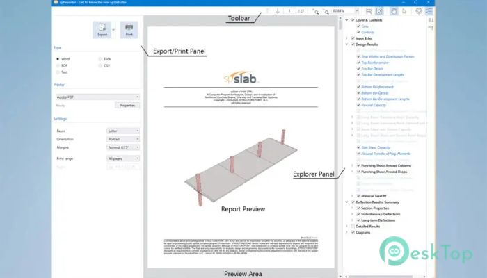Descargar StructurePoint spSlab 10.00 Completo Activado Gratis