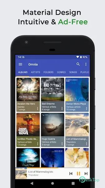 Omnia Music Player 1.8.0 build 131 APK MOD Tam Ücretsiz İndir