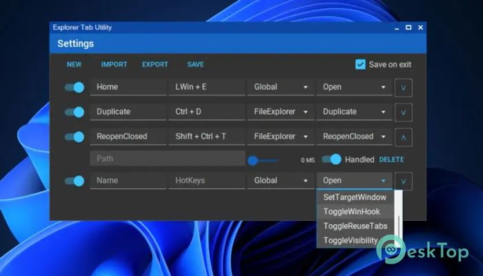 تحميل برنامج Explorer Tab Utility 2.5 برابط مباشر