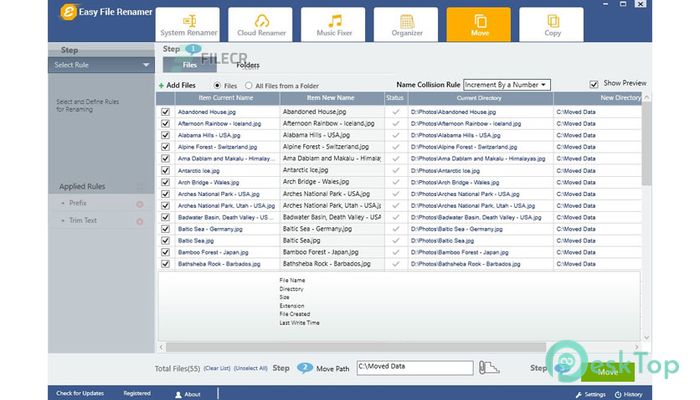 Скачать Easy File Renamer 2.5 полная версия активирована бесплатно