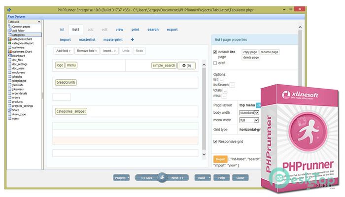 PHPRunner Professional 10.3 Build 33876 + Manual Tam Sürüm Aktif Edilmiş Ücretsiz İndir