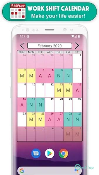 Work Shift Calendar 2.0.7.1 APK MOD Tam Ücretsiz İndir