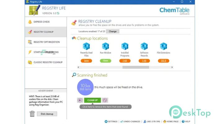 تحميل برنامج Registry Life 5.31 برابط مباشر