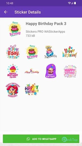 Stickers Happy Birthday 1.6.0 APK MOD Unlocked (Full) Free Download