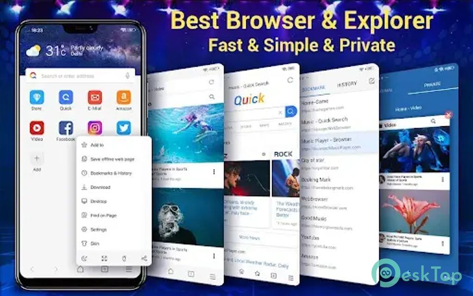 Web Browser & Fast Explorer 6.0.3 APK MOD 完整免费下载