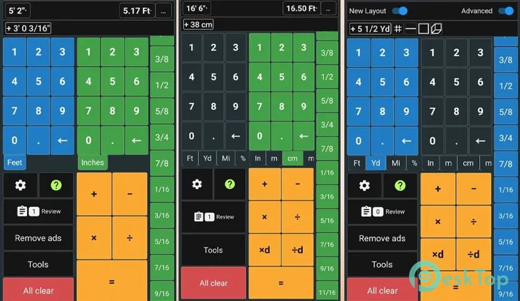 Feet & Inch Construction Calc 7.16.8 APK MOD Unlocked (Full) Free Download