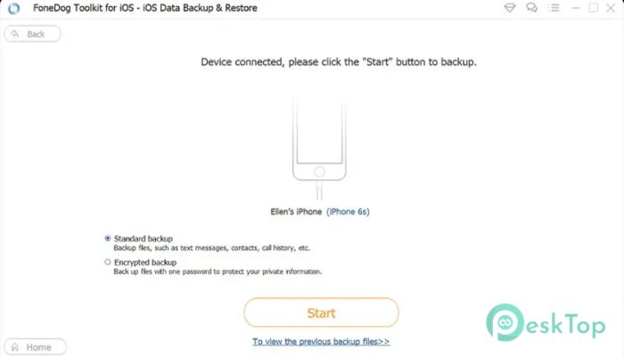 Download FoneDog iOS Data Backup - Restore 1.0 Free Full Activated