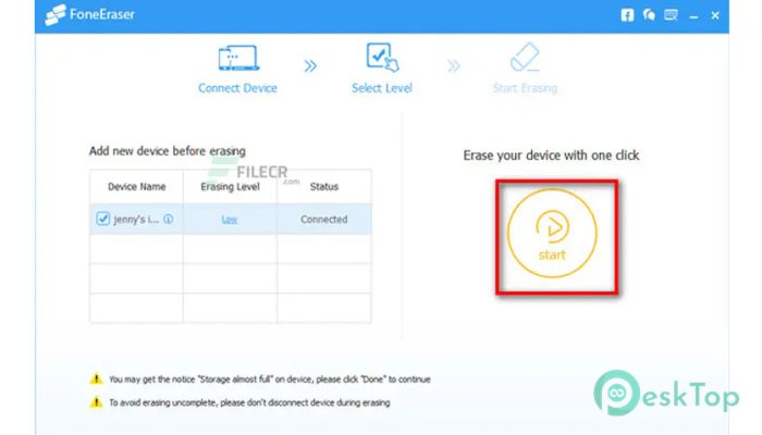 Aiseesoft FoneEraser 1.1.28 Tam Sürüm Aktif Edilmiş Ücretsiz İndir