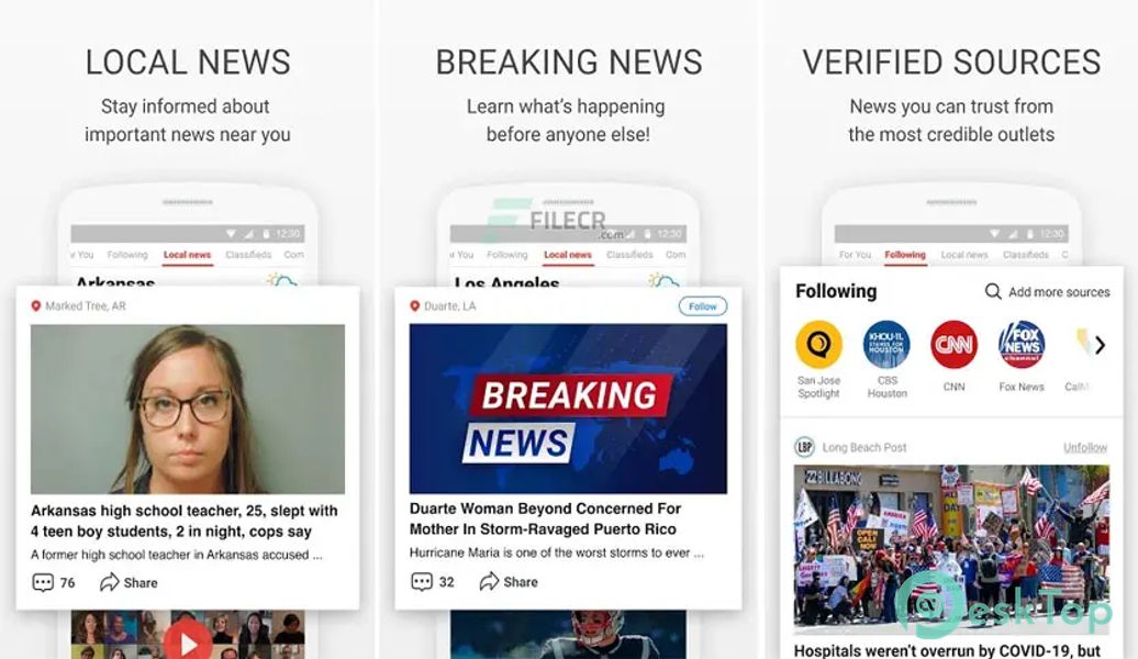 News Break: Local Breaking Stories & US Headlines 9.1.0 APK MOD Полная бесплатная загрузка