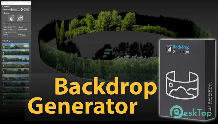 Backdrop Generator  1.0 for 3dsmax Tam Sürüm Aktif Edilmiş Ücretsiz İndir