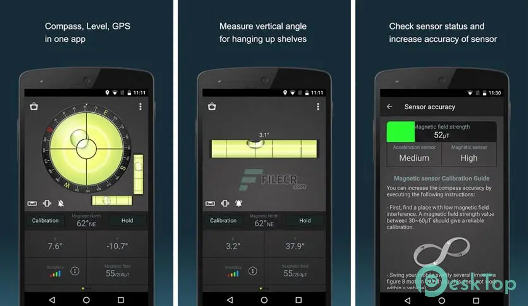 Compass Level & GPS 2.4.19 APK MOD 完整免费下载