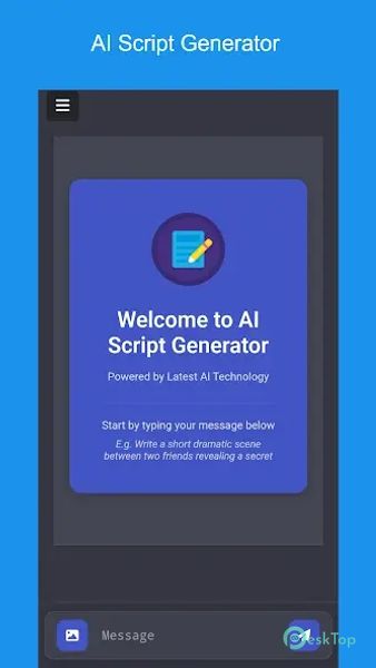 AI Script Generator 9.0 APK MOD Полная бесплатная загрузка