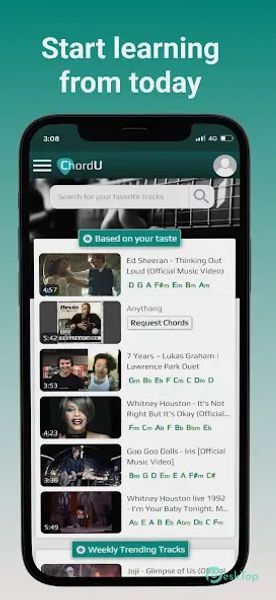 ChordU - get chords & notes 4.3.1 APK MOD تحميل مجاني كامل