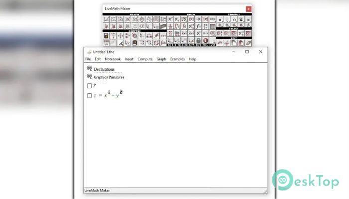 LiveMath Maker  3.6.0 Tam Sürüm Aktif Edilmiş Ücretsiz İndir