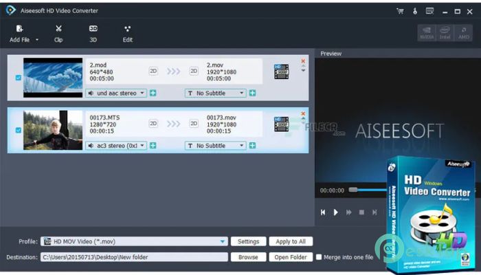 Aiseesoft HD Video Converter  9.2.32 完全アクティベート版を無料でダウンロード