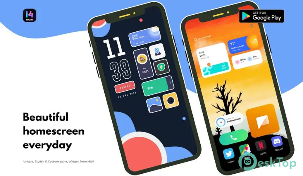 MiUi 14 Widgets + SuperIcons v2.0.1 APK MOD Tam Ücretsiz İndir