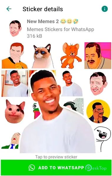 Meme Stickers for WhatsApp 2.6 APK MOD تحميل مجاني كامل