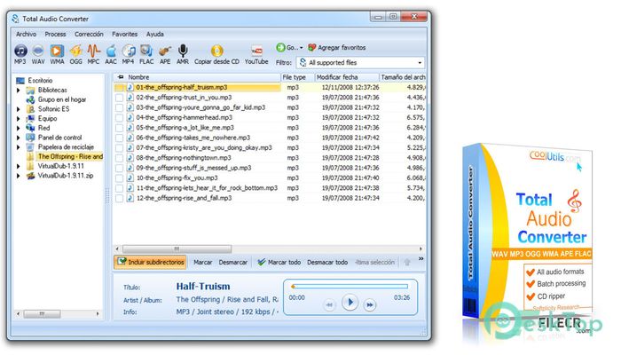 CoolUtils Total Audio Converter 6.1.0.252 完全アクティベート版を無料でダウンロード